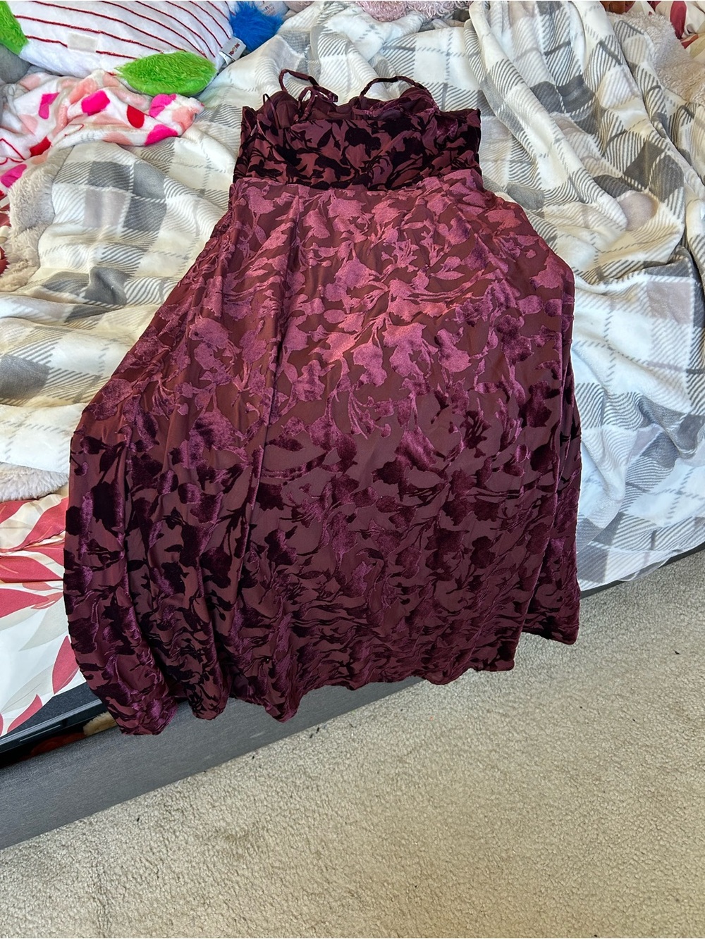 Burgundy Dress - Picture 5 of 5